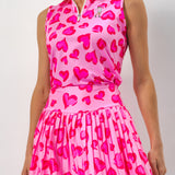 High-Rise Pleated Skirt