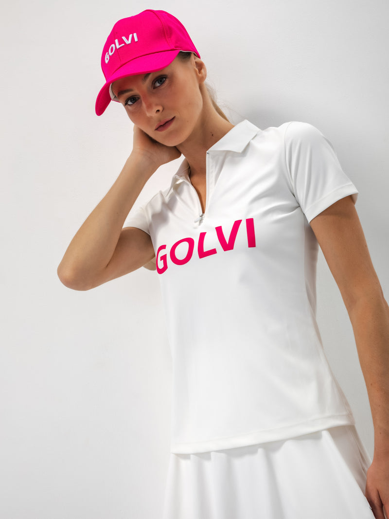 Polo de Cuello Blanco